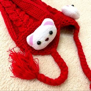 Toddler Girl Crochet hat kitty
